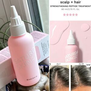 NIB Saturday Skin Scalp + Hair Strengthening Peptide Treatment Serum Hair Growth